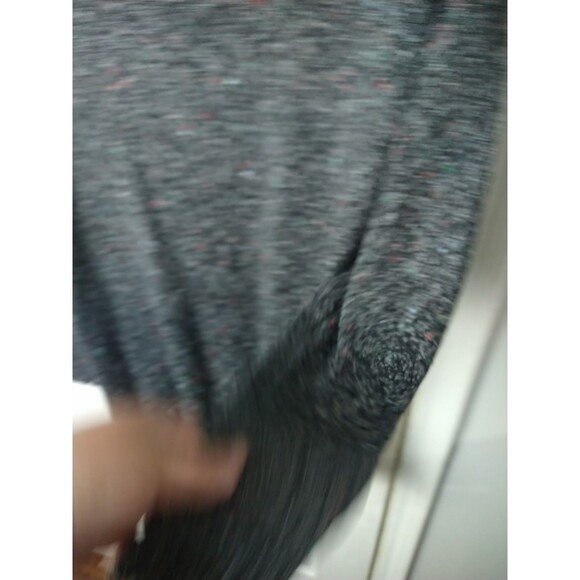 ALYX Woman XL Tunic Grey Knit Sweater Multicolor Cowl Neck LS Casual Workwear - Picture 8 of 9